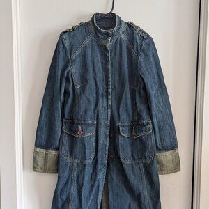 Kenneth Cole denim trench